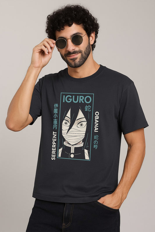 Obanai Iguro Serpent Hashira Oversized T-Shirt