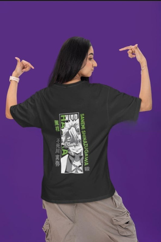 Wind Hashira Oversized Graphic Tee