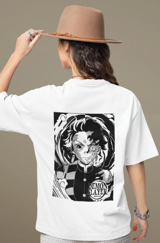 Tanjiro's kisatsu Aza Oversized T-Shirt
